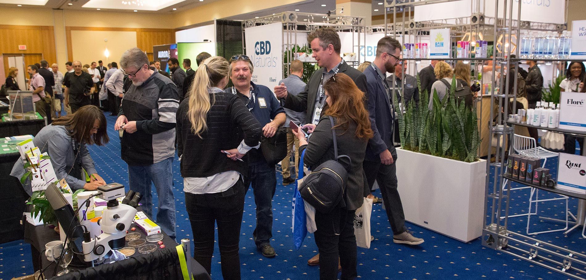 cannabis conference CBD exhibitors booths