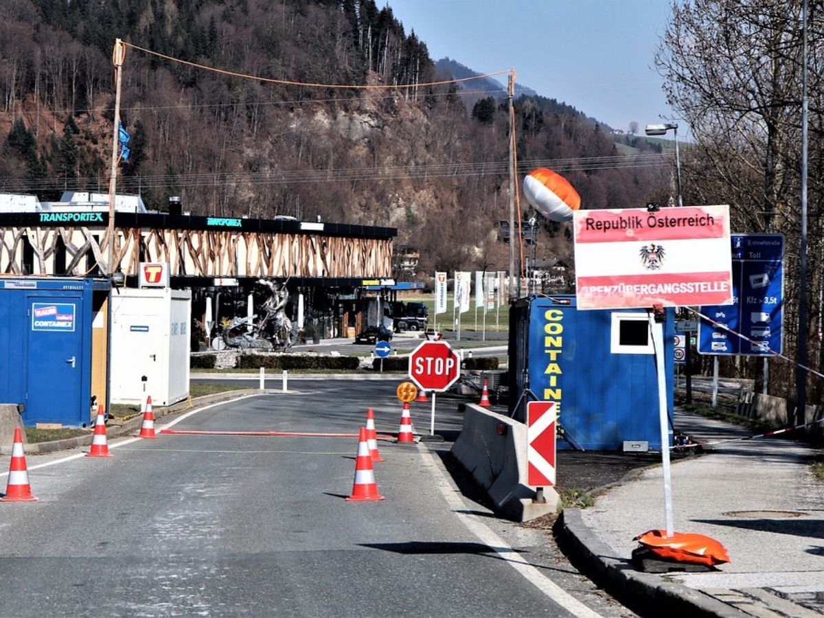 Austria border checkpoint
