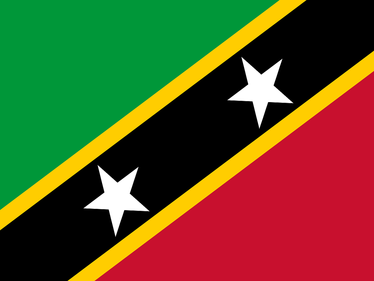 saint kitts and nevis flag saint kitts and nevis flag