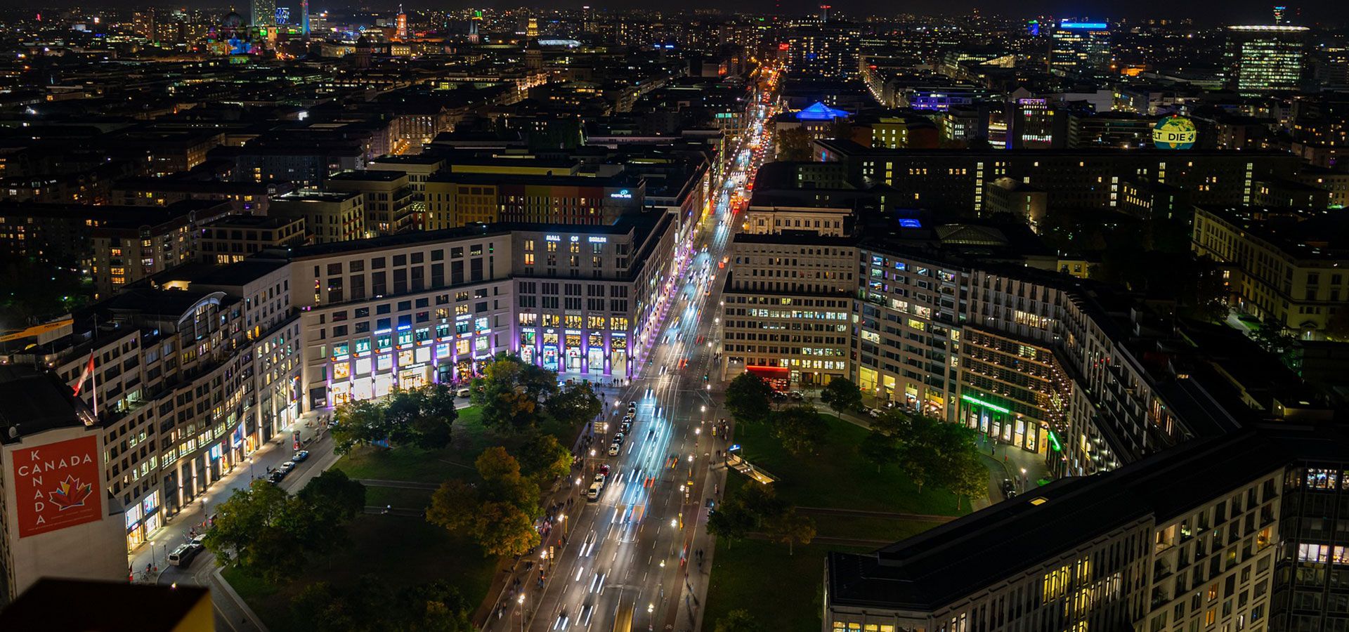 Berlin Skyline at night